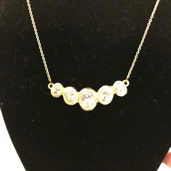 Rhinestone Necklace 16-18” - Picture 4 of 6